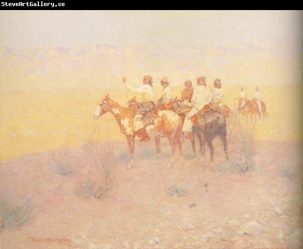 Frederic Remington Evening in the Desert (mk43)